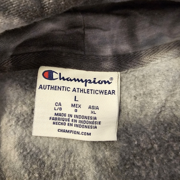 Champion tie dye cropped hoodie - Picture 2 of 3